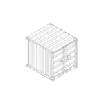 New 8-foot storage container