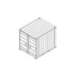 New 10-foot storage container