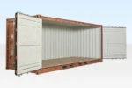 Used 20′ Open Side Shipping Container
