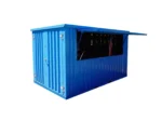 Demountable Bar Container 3×2 meters Blue RAL 5012