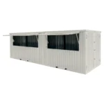 8x2 meter XL Demountable Bar Container, White RAL 9016