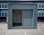 Commercial Container 300×350 with Roller Shutters and Rear Door