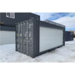 20-Foot Storage Container with Curtain – Waterproof and Secure