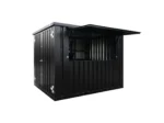 Demountable Bar Container 3×2 meters Black RAL 9005