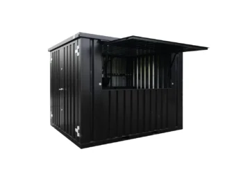 Demountable Bar Container 3×2 meters Black RAL 9005