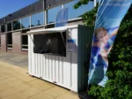 4×2 m Demountable Bar Container, White RAL 9016