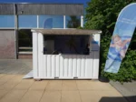 4×2 m Demountable Bar Container, White RAL 9016