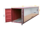 Container 40 Feet Open Top High Cube Used