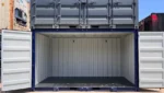 Used 15-Foot Open Side Container – Full Side Access and Secure Storage