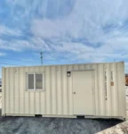 New Construction Site Office Container – 20 Feet Insulated and Equipped