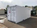 Newly painted 20-foot refrigerated container