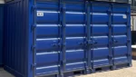 Used 15-Foot Open Side Container – Full Side Access and Secure Storage