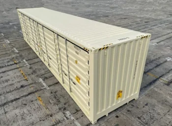 40-Foot High Cube Open Side Shipping Container