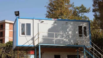 construction site bungalow