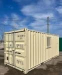 New Construction Site Office Container – 20 Feet Insulated and Equipped