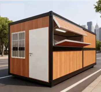 6×2.5 m Commercial Container – Designer Sales Kiosk